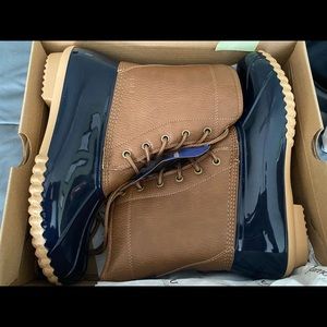 JBU by Jambu Maplewood Waterproof boots - women’s size 8.5M - navy/tan